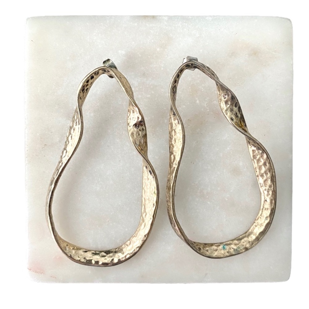 ZARA Gold Oval Shaped Earrings